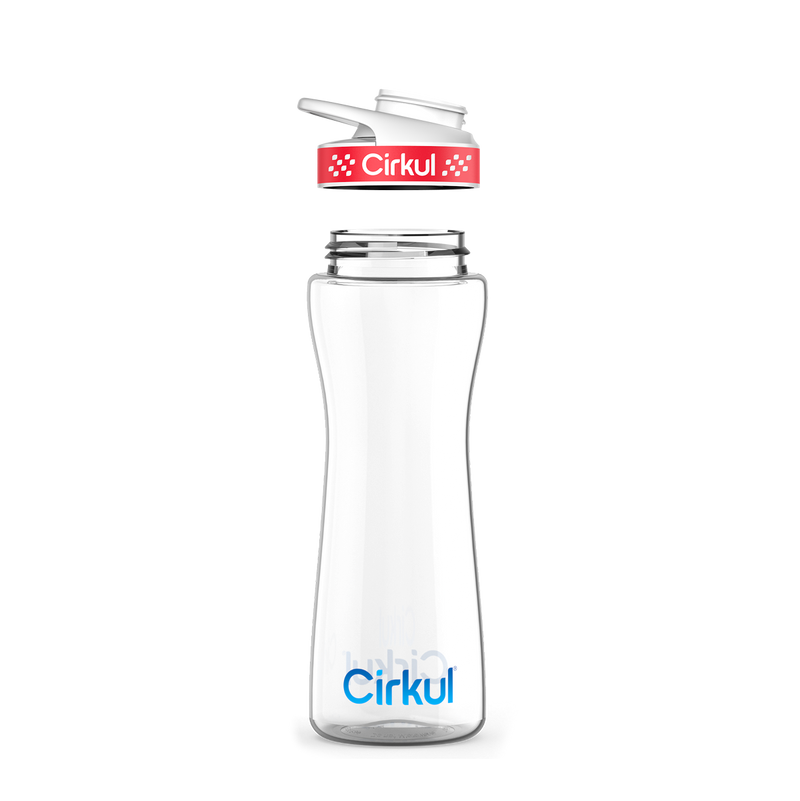 22oz. Plastic Bottle & Comfort Grip Lid KZP
