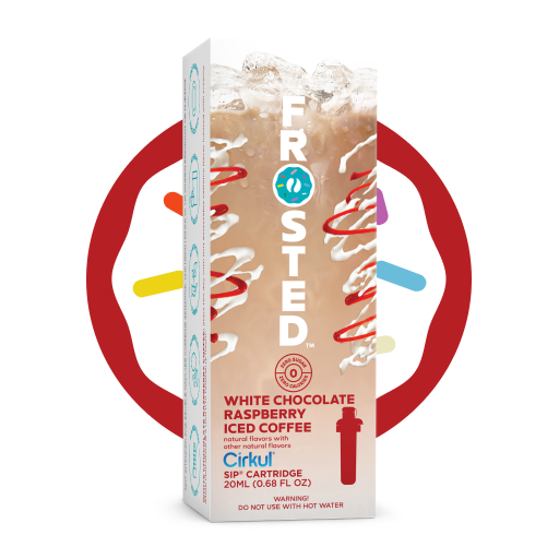 Frosted White Chocolate Raspberry Iced Coffee 2YE