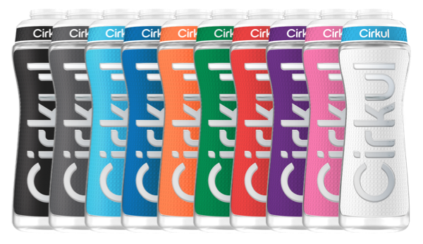 22oz. Grip Squeeze Plastic Bottle & Sport Lid 6BO