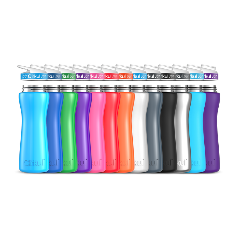 22oz. Stainless Steel Bottle & Comfort Grip Lid E5V