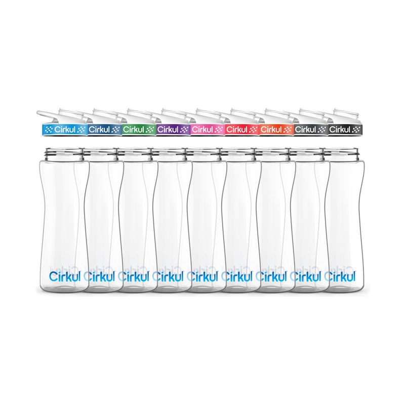 22oz. Plastic Bottle & Comfort Grip Lid KZP
