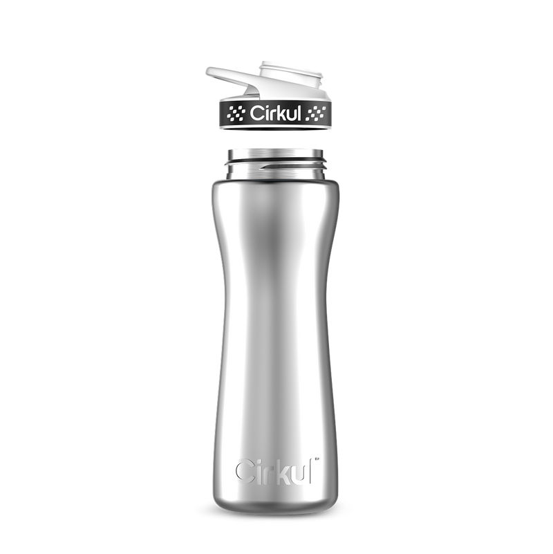 22oz. Stainless Steel Bottle & Comfort Grip Lid E5V