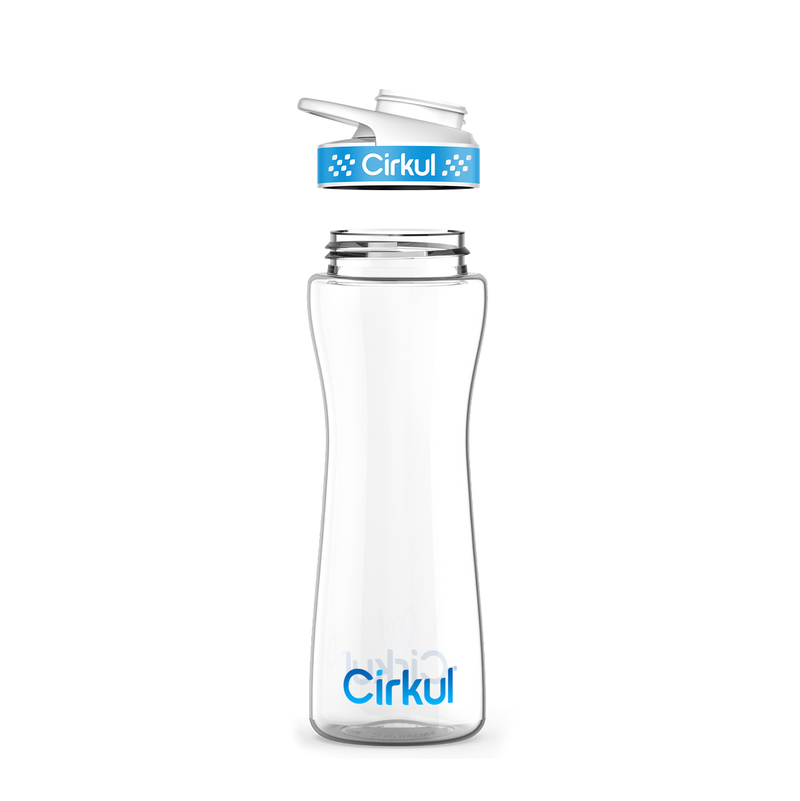22oz. Plastic Bottle & Comfort Grip Lid KZP