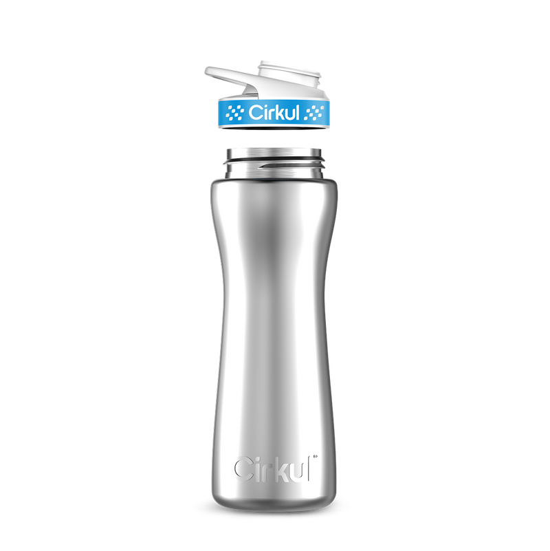 22oz. Stainless Steel Bottle & Comfort Grip Lid E5V