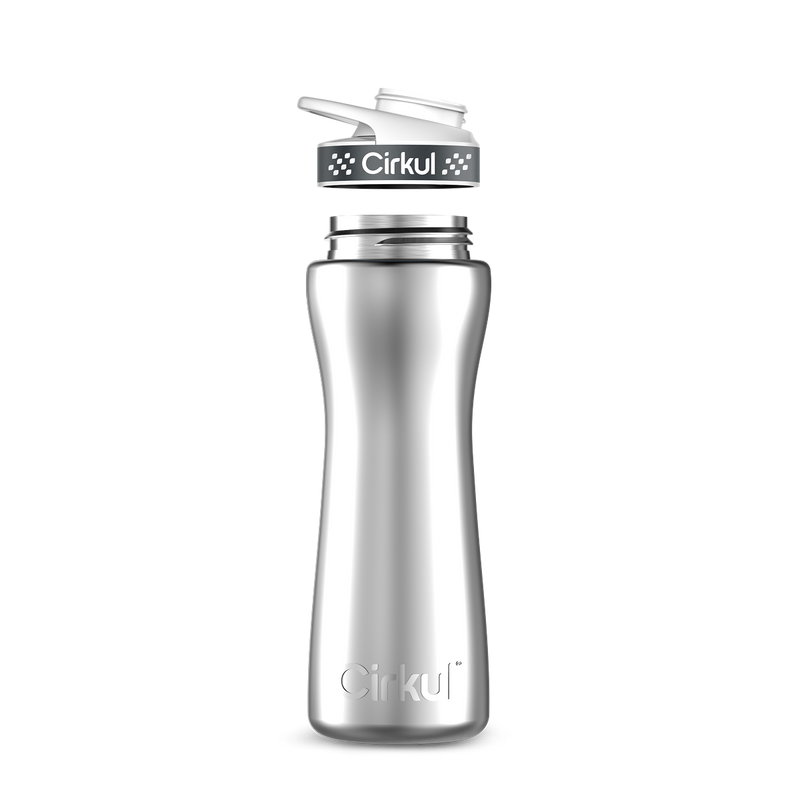 22oz. Stainless Steel Bottle & Comfort Grip Lid E5V