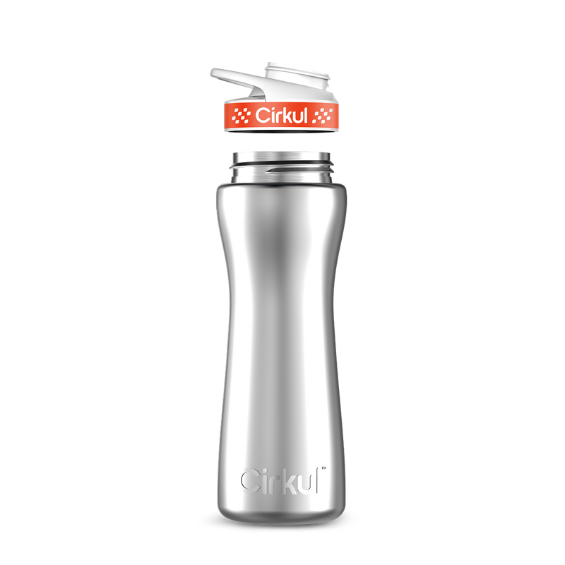 22oz. Stainless Steel Bottle & Comfort Grip Lid E5V