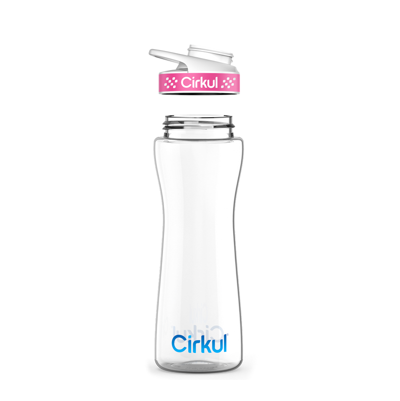22oz. Plastic Bottle & Comfort Grip Lid KZP