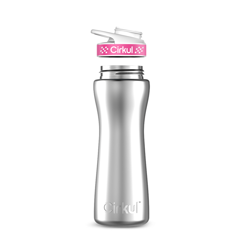22oz. Stainless Steel Bottle & Comfort Grip Lid E5V