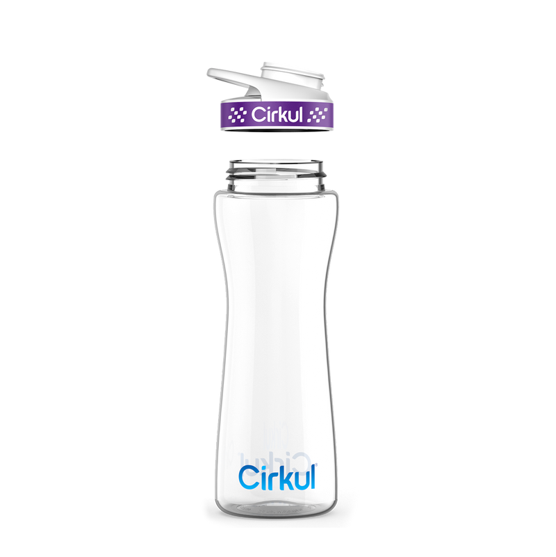 22oz. Plastic Bottle & Comfort Grip Lid KZP