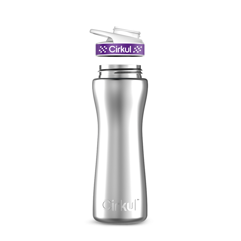22oz. Stainless Steel Bottle & Comfort Grip Lid E5V