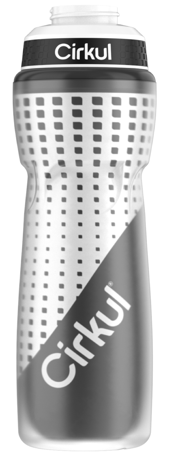22oz. Insulated Squeeze Plastic Bottle & Sport Lid JJK