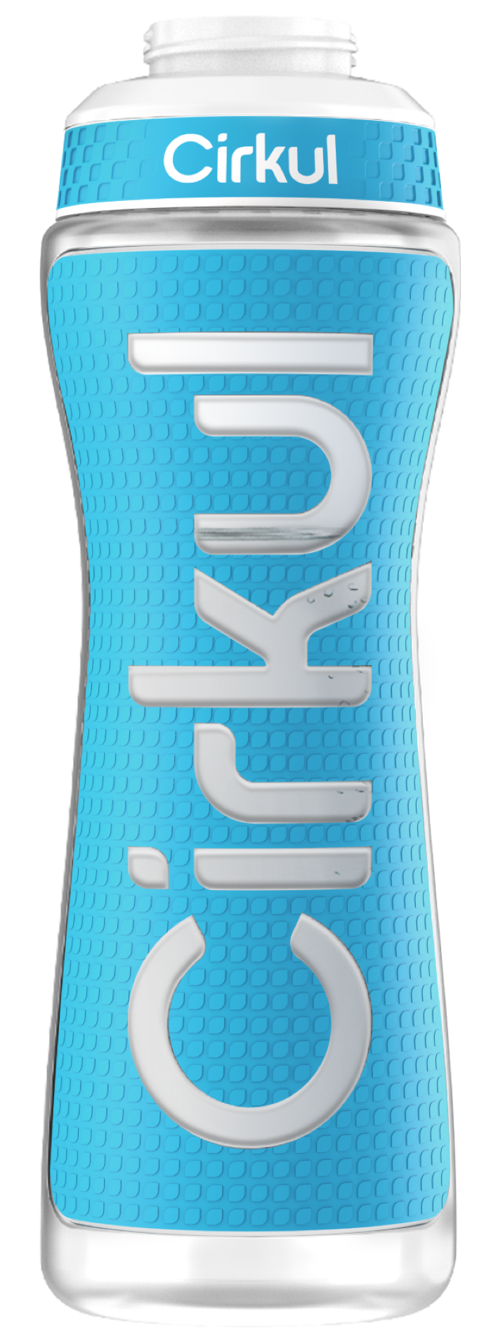 22oz. Grip Squeeze Plastic Bottle & Sport Lid 6BO
