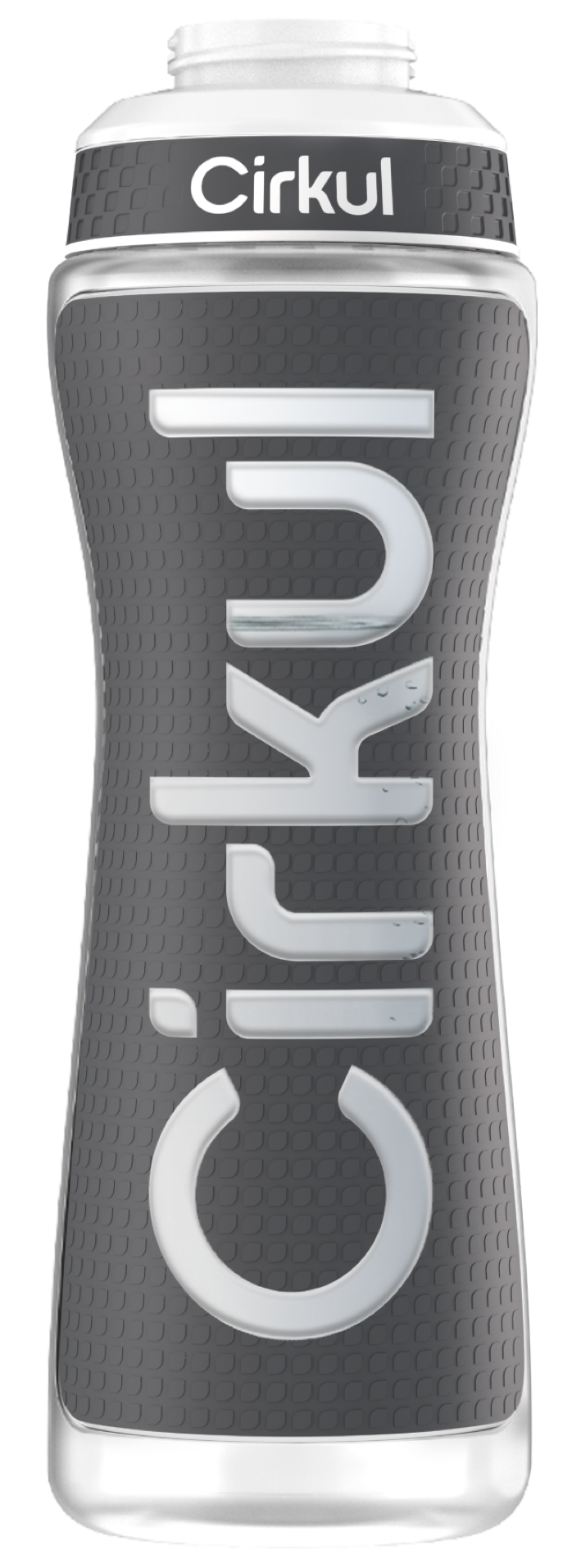 22oz. Grip Squeeze Plastic Bottle & Sport Lid 6BO