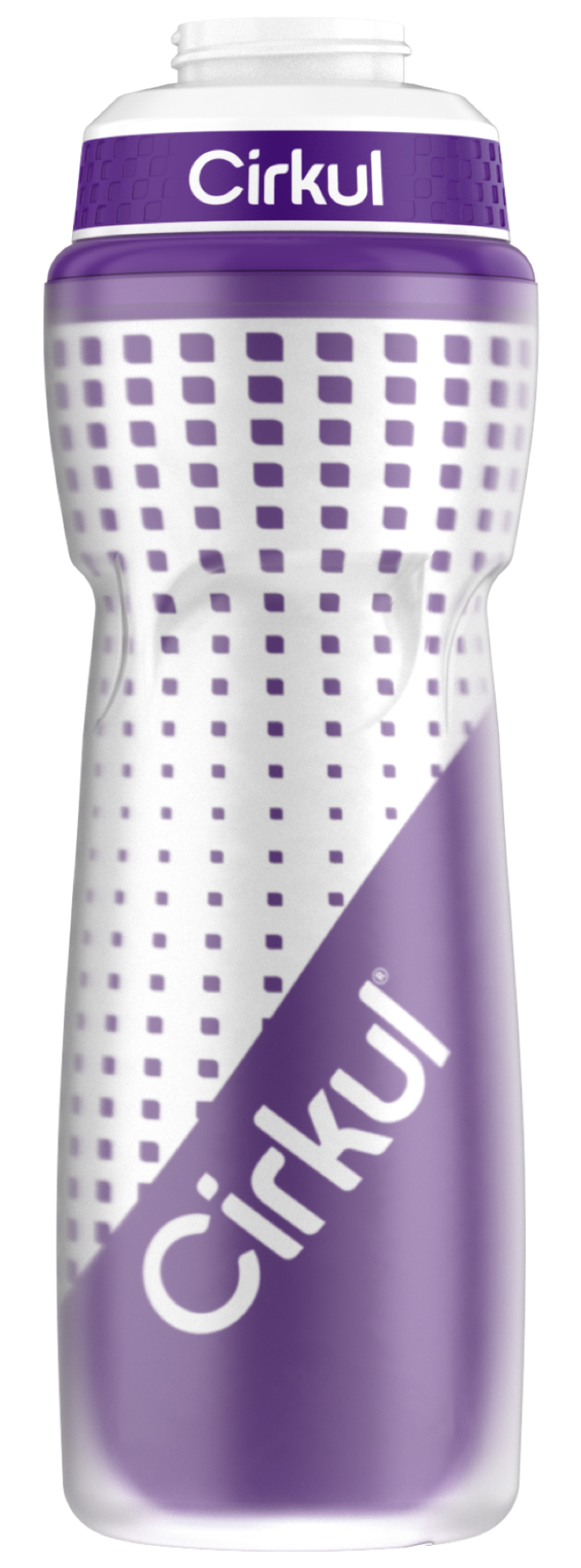 22oz. Insulated Squeeze Plastic Bottle & Sport Lid JJK