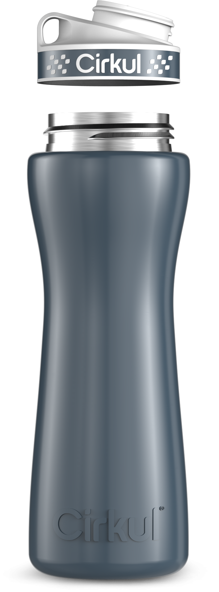 Custom 22oz. Stainless Steel Bottle & Comfort Grip Lid RHE