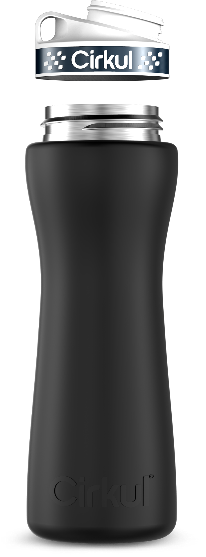 Custom 22oz. Stainless Steel Bottle & Comfort Grip Lid RHE