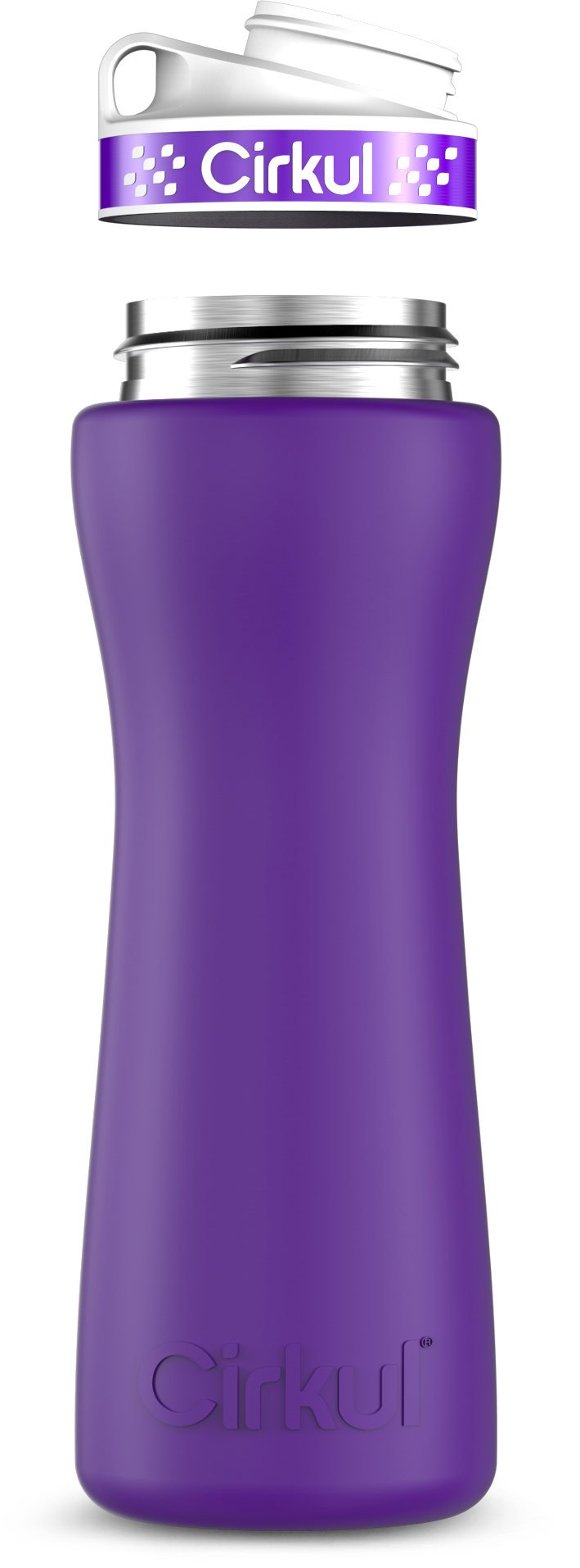 Custom 22oz. Stainless Steel Bottle & Comfort Grip Lid RHE