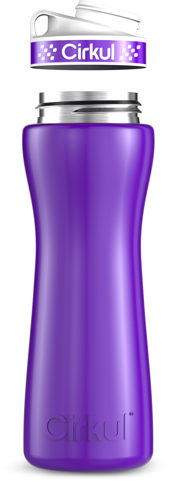 Custom 22oz. Stainless Steel Bottle & Comfort Grip Lid RHE